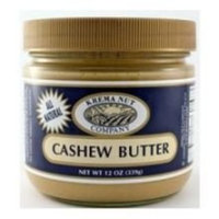 Krema Natural Cashew Butter, 12 Ounce -- 12 per case.