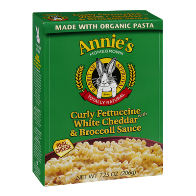 Annie's® Homegrown Curly Fettuccine with White Cheddar & Broccoli Sauce