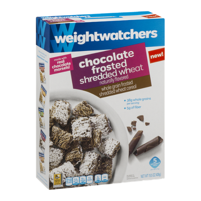 Weight Watchers Cereal Chocolate Frosted Shredded Wheat
