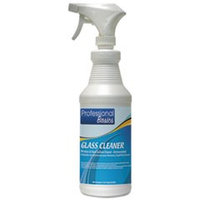 Theochem Laboratories Professional Basics Glass Cleaner, 32 oz Spray Bottle, 4/Carton