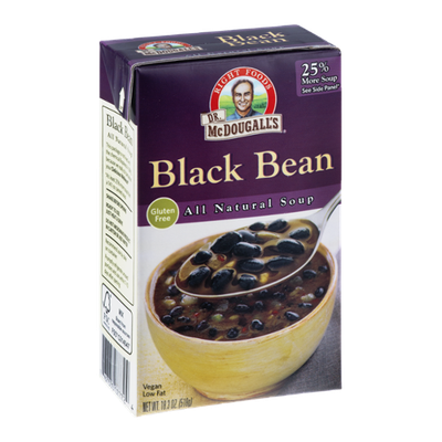 Dr. McDougall's Gluten Free All Natural Soup Black Bean