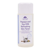 derma e Refreshing Skin Toner, Papaya and Soy Milk, Normal to Dry/Sensitive Skin, 6 oz (175 ml) (Pack of 3)
