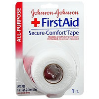 Johnson & Johnson First Aid Secure-Comfort Cloth Tape 1 in x 5 yds