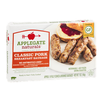 Applegate Naturals Classic Pork Breakfast Sausage - 10 CT