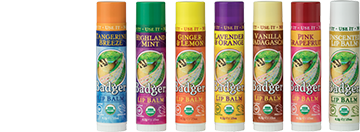 BADGER® Classic Organic Lip Balms