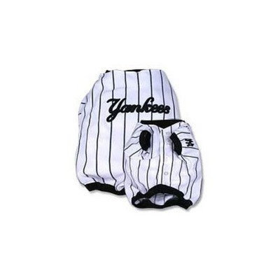 Sporty K9 New York Yankees Baseball Dog Jersey, XX-Small