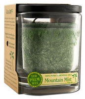 Eco Palm Square Jar, Mountain Mist Dark Green 8 oz by Aloha Bay