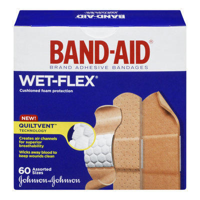 Band-Aid Wet-Flex Aquaflex Foam Bandages, Water Resistant