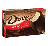 Dove Chocolate Dovebar Vanilla Ice Cream With Dark Chocolate