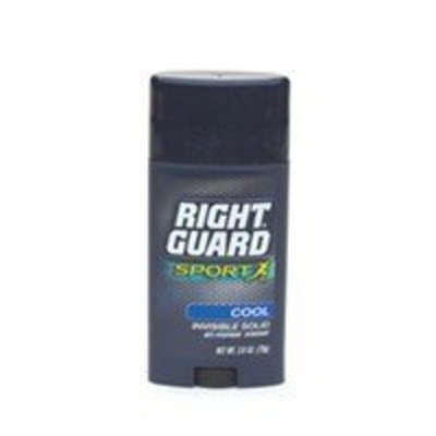 Right Guard Sport Antiperspirant and Deodorant Invisible Solid, Cool - 2.8 Oz