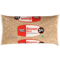 Walmart Great Value Brown Rice, 5 lbs