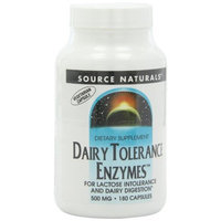 Source Naturals Dairy Tolerance Enzymes, 180 Vegetarian Capsules