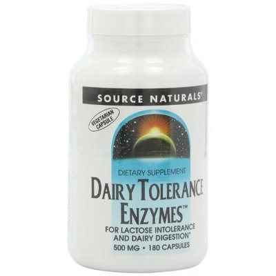 Source Naturals Dairy Tolerance Enzymes, 180 Vegetarian Capsules