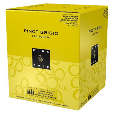 Wine Cube Pinot Grigio California Wine 750 ml, 4 pk