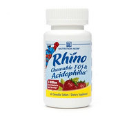 Nutrition Now Rhino Chewable FOS & Acidophilus