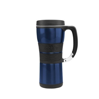Contigo Extreme Stainless Steel Travel Mug with Handle (Vacuum Insulated) 16 ounce Black