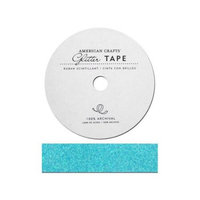 American Crafts ACGT96032 Glitter Paper Tape 3 YardsSpoolPowder .875 in.
