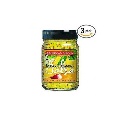 American Spoon Salsas, Mango Habanero, 14-Ounce (Pack of 3)