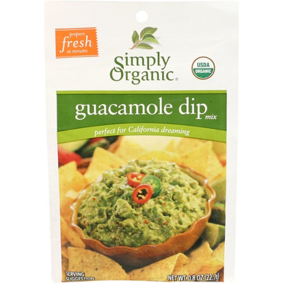 Simply Organic Certified Organic Guacamole Dip Mix
