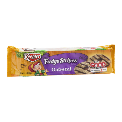 Keebler Fudge Stripes Oatmeal Cookies
