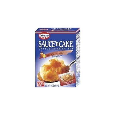 Dr. Oetker Sauce'n Cake Hot Rum Mix, 9 oz. Pack of 6