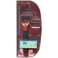Old Spice Spice Navigator, Power Disposable, 1 Disposable Power Handle, 3 4-Blade Razor Heads