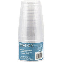 Hoffmastergroup Hoffmaster Group 44550 12 oz. Plastic Fluted Tumbler Clear