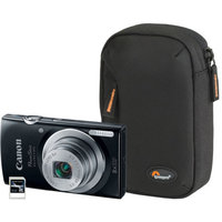 Canon Black PowerShot ELPH 135 9150B001-3A-KIT Digital Camera with 16 Megapixels and 8x Optical Zoom