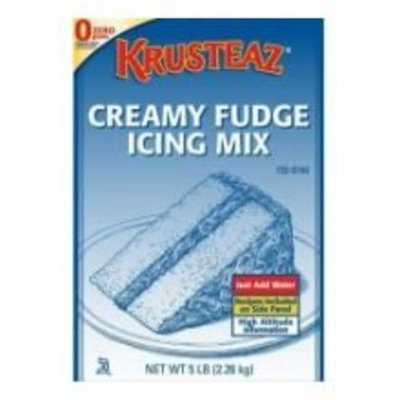Continental Mills Krusteaz Fudge Creamy Icing Mix, 5 Pound -- 6 per case.