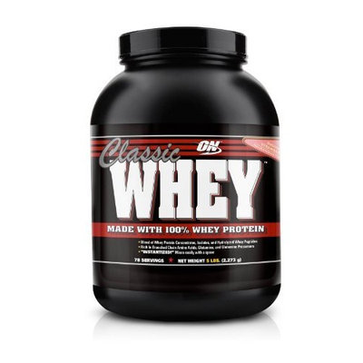 Optimum Nutrition Classic Whey, Delicious Strawberry, 5 Pound