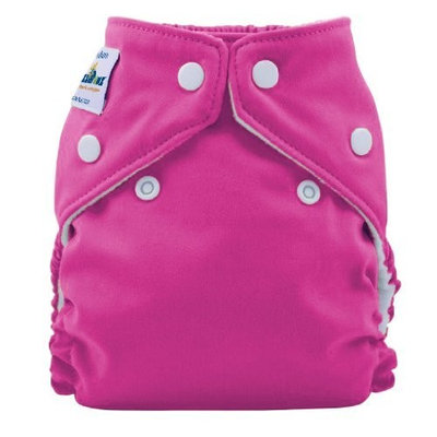 FuzziBunz Perfect Size Cloth Diaper, Crushed Berry, X-Small 4-12 lbs (Discontinued by Manufacturer)