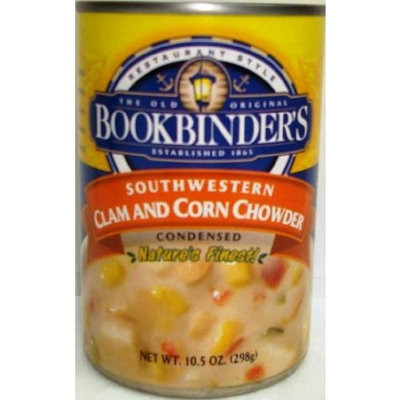 Bookbinders Bookbinder Southwest Clam and Corn Chowder, 10.5-Ounce (Pack of 6)