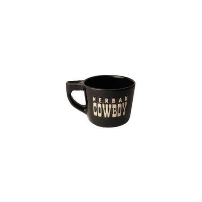Herban Cowboy Ceramic Shave Mug Count