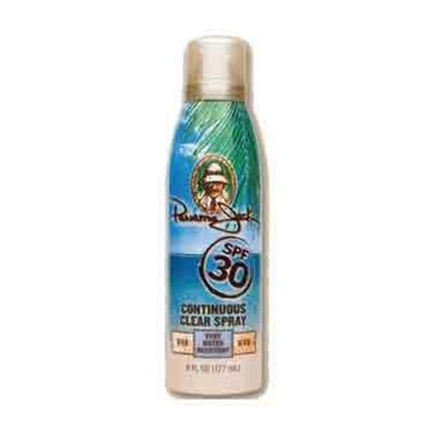 Panama Jack Continous Clear Spray Sunscreen, SPF 30 6 fl oz (177 ml)
