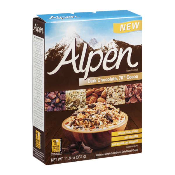 Alpen Muesli Cereal Dark Chocolate, 70 Cocoa Reviews 2019