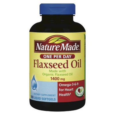 Nature Made Flaxseed 1400 mg Softgels - 100 Count