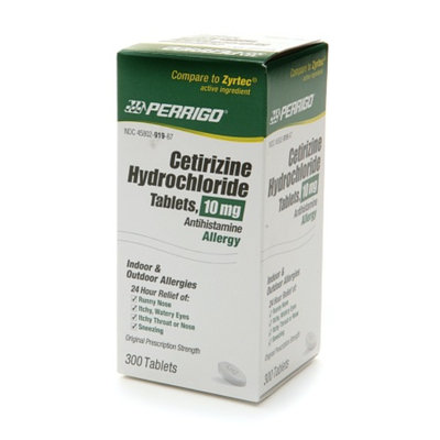 Perrigo Cetirizine Hydrochloride Tablets