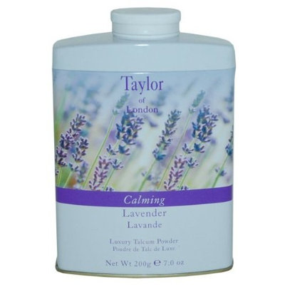 Taylor of London Calming Lavender Luxury Talcum Powder (Shaker), 7.0 Oz