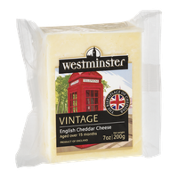 Westminster Aged English Cheddar Cheese Vintage
