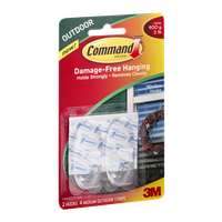Command Damage-Free Hanging Outdoor Window Hooks - 2 CT