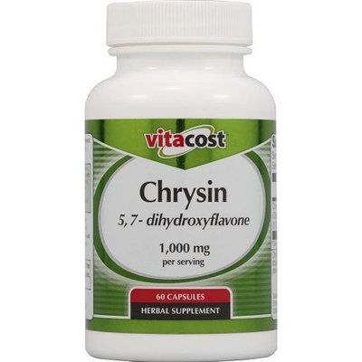 Vitacost Brand Vitacost Chrysin 5,7 - Dihydroxyflavone -- 1000 mg - 60 Capsules