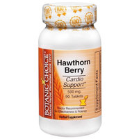Botanic Choice Hawthorn Berry 500 mg Herbal Supplement Tablets