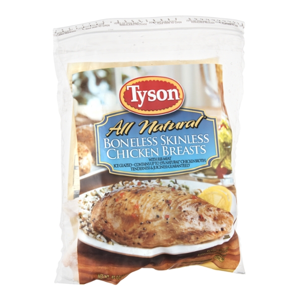 Tyson Chicken Breasts Boneless Skinless All Natural