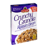 Our Family Crunchy Granola Raisin Bran Cereal