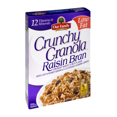 Our Family Crunchy Granola Raisin Bran Cereal