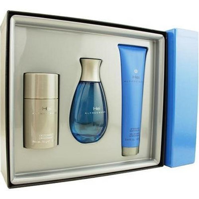 Hei By Alfred Sung For Men. Set-edt Spray 3.4 OZ & Aftershave Gel 3.4 OZ & Deodorant Stick 2.6 OZ