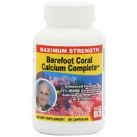 Nfi Consumer Products Barefoot Coral Calcium Caplets, 90-Count Bottle