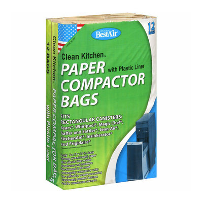 Bestair Clean Kitchen Paper With Plastic Liner Compactor Bags