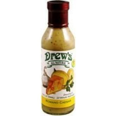 Drews All Natural Romano Caesar Dressing 12 oz. (Pack of 12)