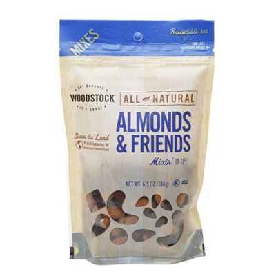 WOODSTOCK Trail & Snack Mixes Natural Almond & Friends Mix, 6.5 oz